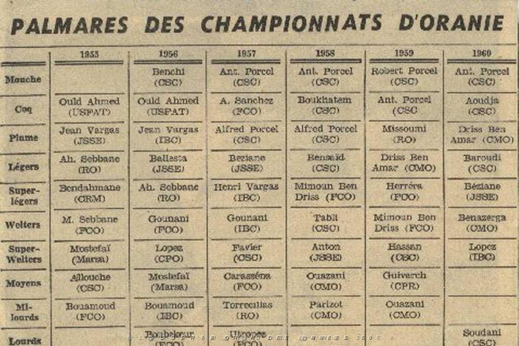 BOXE 1955 SANCHEZ AUGUSTIN 12 PALMARES D ORANIE.JPG